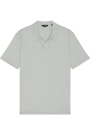 REVOLVE Vince Vince polo de manga corta johnny en color verde talla L en - Green. Talla L (también en S, XL/1X).