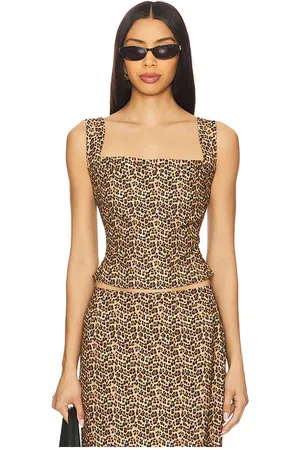 REVOLVE Miaou Miaou corsé imogene en color marrón talla L en - Brown. Talla L (también en M, S, XL, XS, XXS).