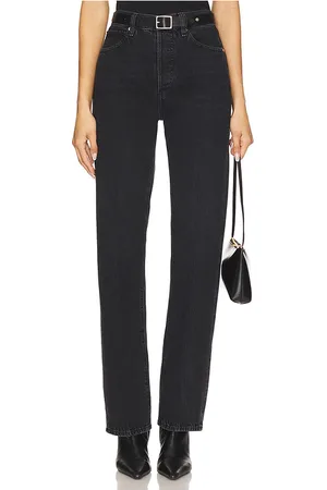 REVOLVE FRAME Frame jean pierna recta vertical en color negro talla 30 en - Black. Talla 30 (también en 31, 32).