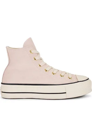 REVOLVE Converse Converse zapatilla deportiva chuck taylor all star lift en color rosado talla 10 en Pale Putty Natural Ivory & Black - Pink. Talla 10 (tamb