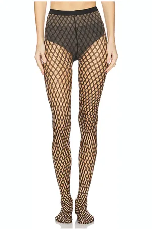 REVOLVE Wolford Wolford medias sylvie en color negro talla L en - Black. Talla L (también en M, S, XS).