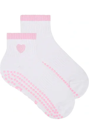 REVOLVE Souls. Souls. calcetin pink heart en color talla M-L en - White. Talla M-L (también en S-M).