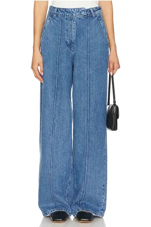 REVOLVE REMAIN Remain jean pierna ancha en color azul talla 32 en - Blue. Talla 32 (también en 34, 36, 38).