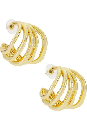 REVOLVE Petit moments Petit moments pendientes de aro sonoma en color oro metálico talla all en - Metallic Gold. Talla all.