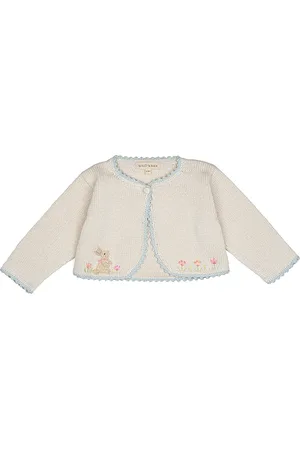 REVOLVE Wild Wawa Wild wawa bolero bordado en color crema talla 18/24 en - Cream. Talla 18/24 (también en 2/3, 3/4, 5/6).