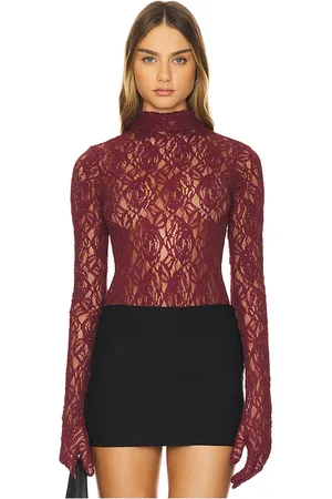 REVOLVE MYBESTFRIENDS Mybestfriends body ofira en color burgundy talla 36/4 en - Burgundy. Talla 36/4 (también en 40/8).