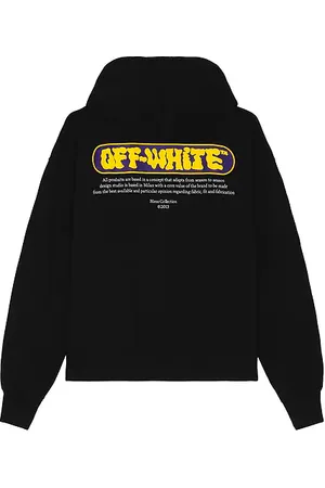 REVOLVE OFF-WHITE Off-white sudadera puffy logo skate en color negro talla L en - Black. Talla L (también en M, S, XL/1X).