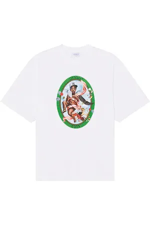REVOLVE OFF-WHITE Off-white camiseta fresco oval skate en color blanco talla L en - White. Talla L (también en S).