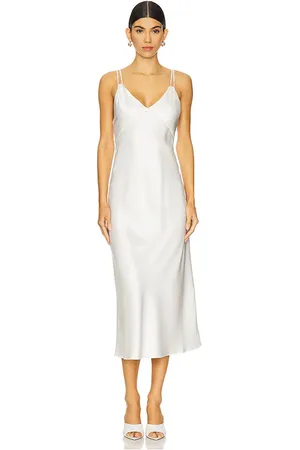 REVOLVE Alice + Olivia Alice + olivia vestido lencero kiro en color blanco talla 0 en - White. Talla 0 (también en 10, 12, 2, 4, 6, 8).