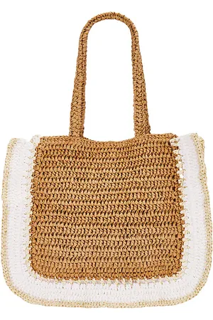 REVOLVE Nikki Beach Nikki beach bolso tote kamila en color bronce talla all en - Tan. Talla all.