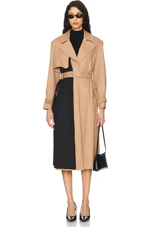 REVOLVE ET OCHS Et ochs abrigo trenca ryder en color beige talla M en - Beige. Talla M (también en S, XS).