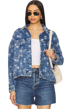 REVOLVE Free People Free people chaqueta denim we the free opal swing en color azul talla M en - Blue. Talla M (también en S, XL, XS).