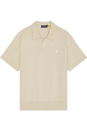 REVOLVE Polo Ralph Lauren Polo ralph lauren short sleeve loopback terry polo sweatshirt en color beige talla L en - Beige. Talla L (también en