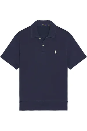 REVOLVE Polo Ralph Lauren Polo ralph lauren short sleeve loopback terry polo sweatshirt en color azul talla L en - Blue. Talla L (también en M, S