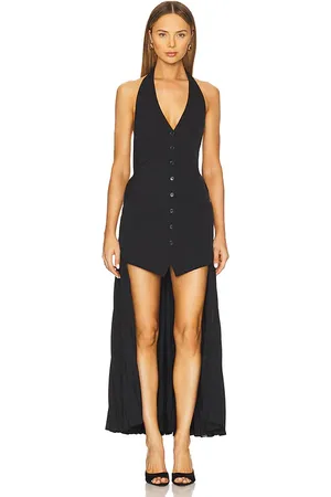 REVOLVE Helmut Lang Helmut lang vestido de chaleco con cuello halter en color talla 0 en - Black. Talla 0 (también en 2, 4, 6, 8).