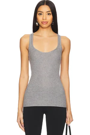 REVOLVE CLYQUE Clyque top sin mangas en color talla M en - Grey. Talla M (también en XL, XS).