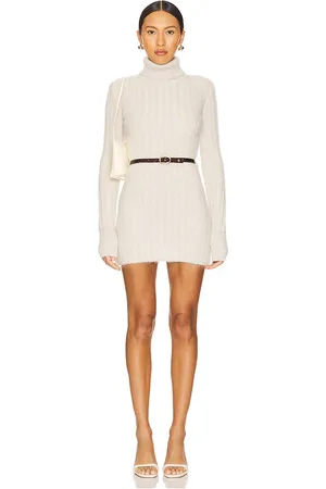 REVOLVE ASTA RESORT Asta resort minivestido con cinturón diana en color ivory talla L en - Ivory. Talla L (también en M, S, XS).