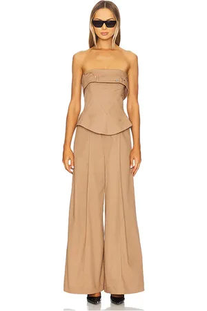 REVOLVE ET OCHS Et ochs jordan corset bustier jumpsuit en color beige talla 10 en - Beige. Talla 10 (también en 2).