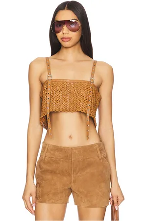 REVOLVE NONchalant Label Nonchalant label karter top en color bronce talla L en - Tan. Talla L (también en M, S, XL, XS).