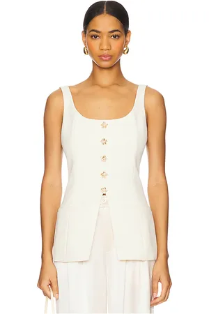 REVOLVE CAMI NYC Cami nyc top sin mangas top en color talla 2 en - Cream. Talla 2 (también en 4, 6).