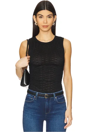 REVOLVE PAIGE Paige camiseta tirantes aela en color talla L en - Black. Talla L (también en M, S, XL, XS).