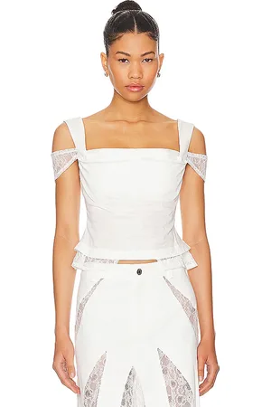 REVOLVE Miaou Miaou corsé renata en color blanco talla L en - White. Talla L (también en XXS).