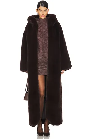 REVOLVE GIUSEPPE DI MORABITO Giuseppe di morabito abrigo fur en color talla M en - Brown. Talla M (también en S, XS).