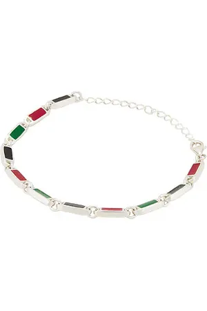 REVOLVE MAPLE Maple brazalete poncho en color plateado metálico talla all en Silver 925 Black Red & Green Resin - Metallic Silver. Talla all.
