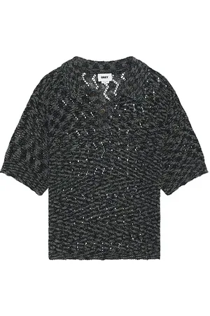 REVOLVE Obey Obey camisa tipo polo andre en color talla L en - Black. Talla L (también en M, S, XL/1X).