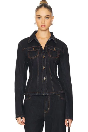 REVOLVE LIONESS Lioness chaqueta denim rider en color denim-dark talla M en - Denim-Dark. Talla M (también en S, XL, XS).