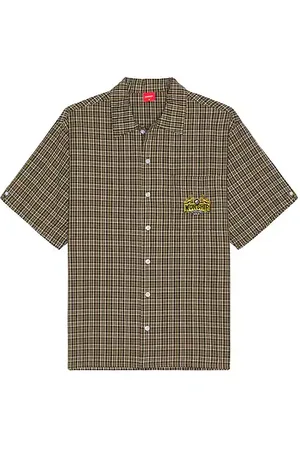 REVOLVE Worship Supplies Worship supplies camisa manga corta lavish en color talla L en - Brown. Talla L (también en M, S, XL/1X).