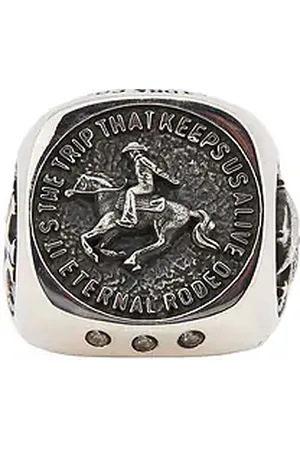 REVOLVE MAPLE Maple anillo tipo sello cowboy en color plateado metálico talla 11 en - Metallic Silver. Talla 11 (también en 9).