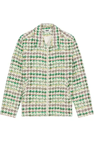 REVOLVE KROST Krost chaqueta jacquard woodland en color verde talla L en - Green. Talla L (también en M).