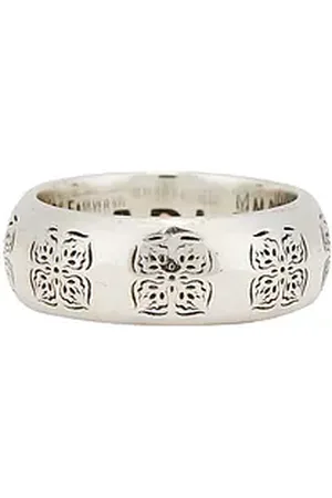 REVOLVE MAPLE Maple anillo flower en color plateado metálico talla 10 en - Metallic Silver. Talla 10 (también en 11, 9).