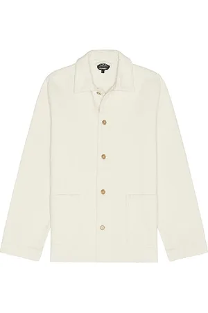 REVOLVE A.P.C. A.p.c. veste kerlouan brodee en color crema talla L en - Cream. Talla L (también en M, XL/1X).
