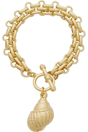 REVOLVE Brinker + Eliza Brinker + eliza pulsera con dijes la mer en color oro metálico talla all en - Metallic Gold. Talla all.