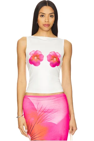 REVOLVE Runaway The Label Runaway the label top sin mangas primrose en color blanco talla M en - White. Talla M (también en S, XS, XXL).