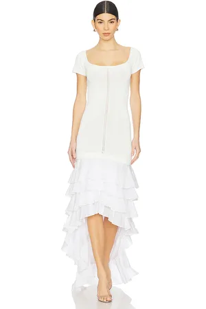 REVOLVE Alejandra Alonso Rojas Alejandra alonso rojas vestido punto en color talla L en - White. Talla L (también en M, S, XS).