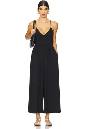 REVOLVE Susana Monaco Susana monaco slip to jumpsuit en color talla L en - Black. Talla L (también en M, S, XS).