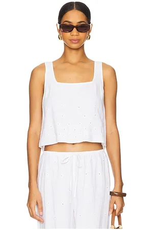 REVOLVE Bella Dahl Bella dahl top sin mangas top en color talla L en - White. Talla L (también en M, XS).