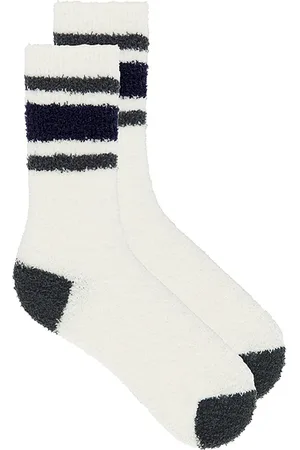 REVOLVE Barefoot Dreams Barefoot dreams calcetines tubo cozychic striped en color blanco talla S/M en - White. Talla S/M (también en ).