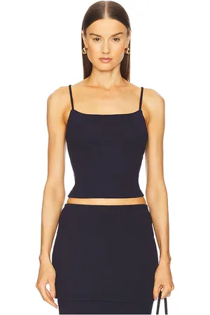 REVOLVE LNA Lna camiseta tirantes acanalada senti en color azul marino talla L en - Navy. Talla L (también en M, S, XS).