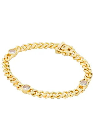 REVOLVE MIRANDA FRYE Miranda frye brazalete de cadena josie en color oro metálico talla M en - Metallic Gold. Talla M (también en S, XS).