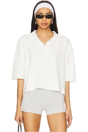 REVOLVE Free People Free people x we the free denmark polo en color blanco talla L en - White. Talla L (también en M, S, XL, XS).