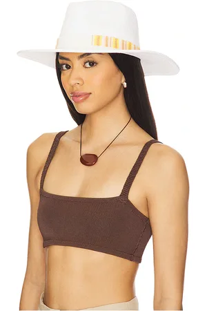 REVOLVE Nikki Beach Nikki beach kaylee fedora en color talla all en - White. Talla all.