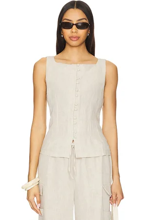 REVOLVE Ciao Lucia Ciao lucia top sin mangas formoso en color gris talla M en - Grey. Talla M (también en S).