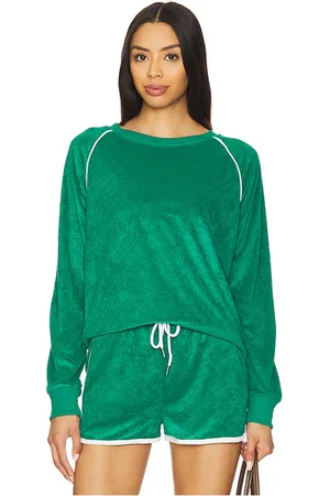 REVOLVE BEACH RIOT Beach riot greer top en color verde talla L en - Green. Talla L (también en M, S, XL, XS).