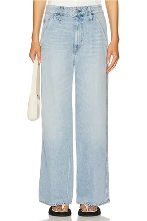 REVOLVE AMO Denim Amo denim pierna ancha isabel en color azul talla 23 en - Blue. Talla 23 (también en 24, 25, 26, 27, 28, 29, 30, 31, 32).