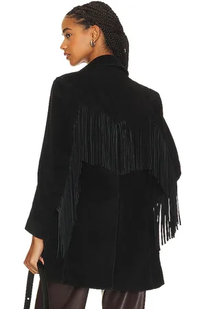 REVOLVE Understated Leather Understated leather marlboro blazer en color talla L en - Black. Talla L (también en S, XL/1X, XS).