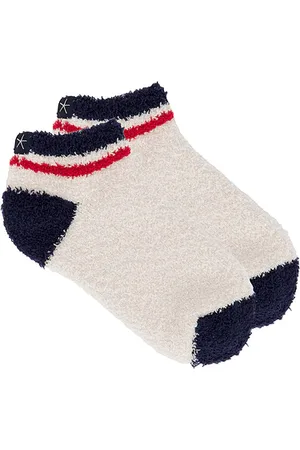REVOLVE Barefoot Dreams Barefoot dreams calcetines de tenis cozychic striped en color blanco talla S/M en - White. Talla S/M (también en ).